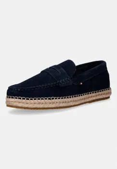 Tommy Hilfiger espadrile barbati din piele intoarsa FLEXIBLE HILFIGER SDE ESPADRILLE imagine