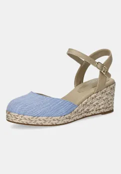 Tommy Hilfiger espadrile CHAMBRAY MID WEDGE ESPAD imagine