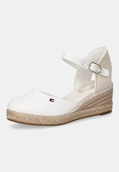 Tommy Hilfiger espadrile pentru femei MID WEDGE ESPAD CLOSED TOE imagine