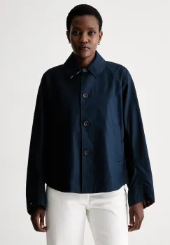 Tommy Hilfiger geaca de tranzitie pentru femei cu bumbac imagine