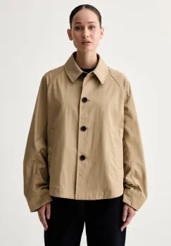 Tommy Hilfiger geaca de tranzitie pentru femei cu bumbac imagine