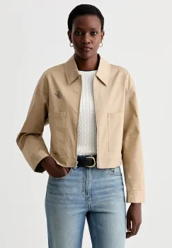 Tommy Hilfiger geaca de tranzitie pentru femei din bumbac cu elastan imagine