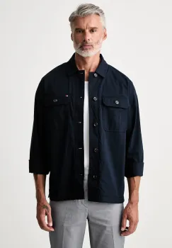 Tommy Hilfiger geaca tip camasa pentru barbati din bumbac imagine