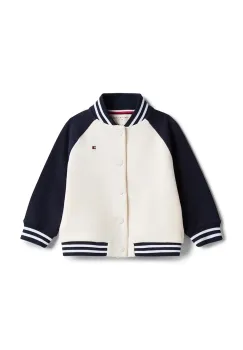 Tommy Hilfiger geaca varsity bebelusi, cu bumbac imagine