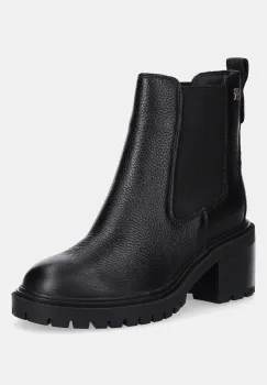 Tommy Hilfiger ghete chelsea de piele TH LEATHER CHELSEA CLEATED HEEL imagine