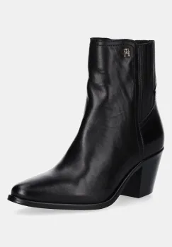 Tommy Hilfiger ghete chelsea de piele WESTERN MID HEEL LEATHER CHELSEA imagine