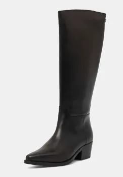 Tommy Hilfiger ghete de piele TH COWBOY LEATHER LONG BOOT imagine