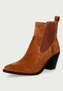 Tommy Hilfiger ghete scurte de dama din piele intoarsa SUEDE WESTERN CHELSEA BOOT imagine