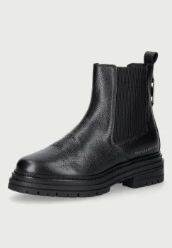 Tommy Hilfiger  ghete scurte pentru femei din piele TH EMBOSS GRAIN LEATHER CHELSEA imagine