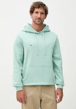 Tommy Hilfiger hanorac cu gluga barbati din bumbac imagine