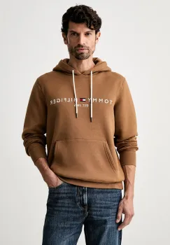 Tommy Hilfiger hanorac cu gluga pentru barbati cu bumbac imagine