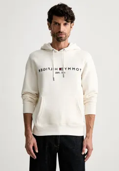 Tommy Hilfiger hanorac cu gluga pentru barbati cu bumbac imagine