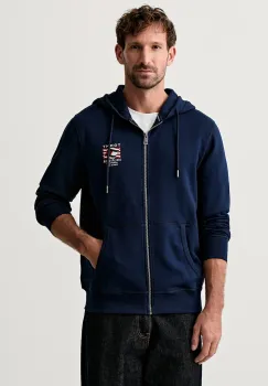 Tommy Hilfiger hanorac cu gluga pentru barbati din bumbac imagine