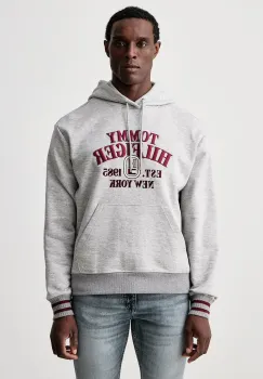 Tommy Hilfiger  hanorac cu gluga pentru barbati din bumbac imagine