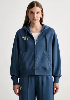Tommy Hilfiger hanorac cu gluga pentru femei cu bumbac imagine