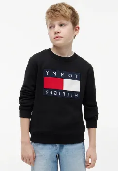 Tommy Hilfiger hanorac pentru copii din bumbac imagine