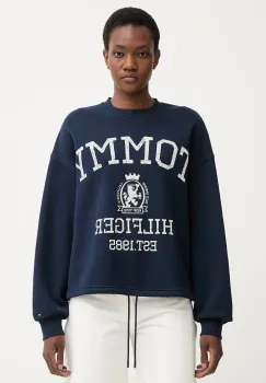 Tommy Hilfiger hanorac pentru femei din bumbac imagine
