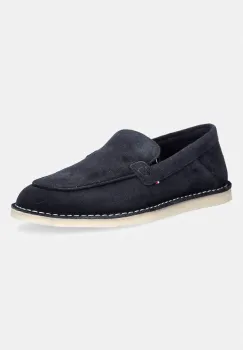 Tommy Hilfiger mocasini barbati din piele intoarsa HILFIGER STITCHDOWN SUEDE LOAFER imagine