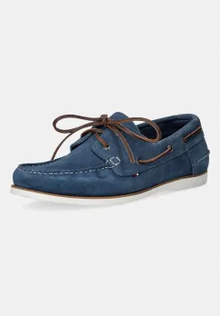 Tommy Hilfiger mocasini barbati din piele intoarsa TH BOAT SHOE CORE SUEDE imagine