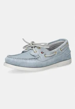 Tommy Hilfiger mocasini de dama din piele intoarsa HILFIGER SUEDE BOAT SHOE imagine