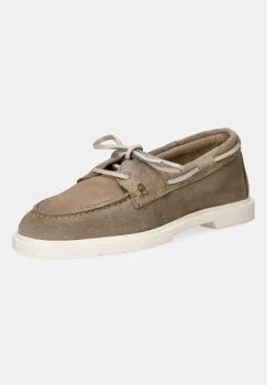 Tommy Hilfiger mocasini de dama din piele intoarsa LIGHT SUEDE BOAT SHOE imagine
