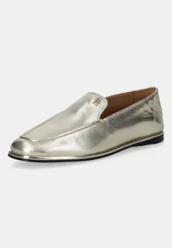 Tommy Hilfiger mocasini de piele HILFIGER GOLD LOAFER imagine