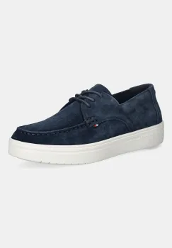 Tommy Hilfiger mocasini de piele SUEDE STITCH TOE HYBRID imagine