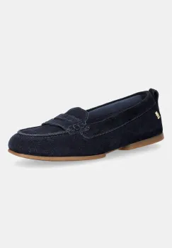 Tommy Hilfiger mocasini pentru femei, din piele intoarsa TH FLEX SUEDE LOAFER BALLERINA imagine