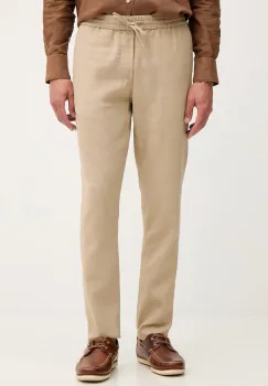 Tommy Hilfiger pantaloni pentru barbati, cu amestec de in imagine