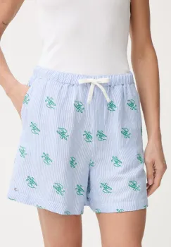 Tommy Hilfiger pantaloni scurti pentru femei, cu in SUMMER imagine