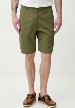 Tommy Hilfiger pantaloni scuti cargo pentru barbati, cu bumbac imagine