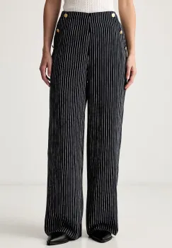 Tommy Hilfiger pantaloni straight pentru femei cu lyocell imagine