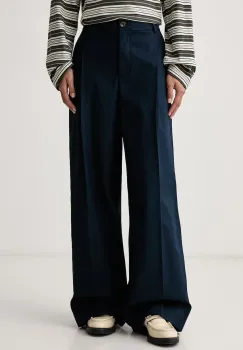 Tommy Hilfiger  pantaloni straight pentru femei din bumbac imagine