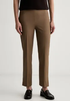 Tommy Hilfiger pantaloni straight pentru femei din bumbac cu elastan imagine