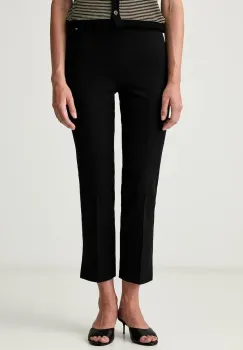 Tommy Hilfiger pantaloni straight pentru femei din bumbac cu elastan imagine