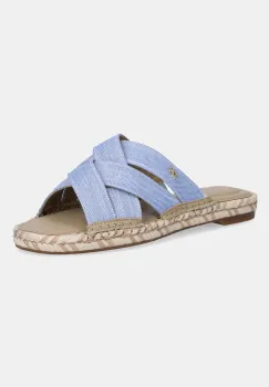 Tommy Hilfiger papuci CHAMBRAY ESPADRILLE MULE imagine