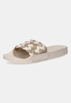 Tommy Hilfiger papuci pentru femei TH BRAIDED POOL SLIDE imagine