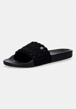 Tommy Hilfiger papuci pentru femei TH BRAIDED POOL SLIDE imagine