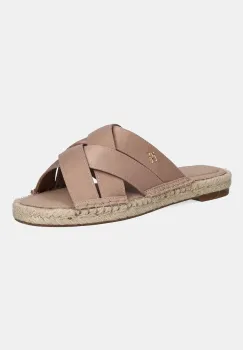 Tommy Hilfiger papuci SATIN ESPADRILLE MULE imagine