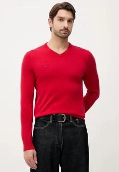 Tommy Hilfiger pulover barbatesc de bumbac imagine