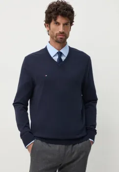 Tommy Hilfiger pulover barbatesc din bumbac imagine