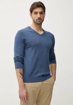 Tommy Hilfiger pulover barbatesc din bumbac imagine