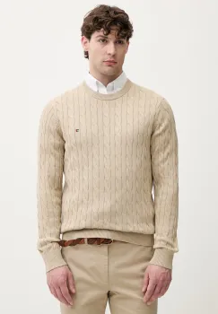 Tommy Hilfiger pulover barbatesc din bumbac imagine