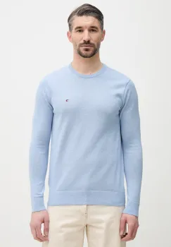 Tommy Hilfiger pulover barbatesc din bumbac imagine