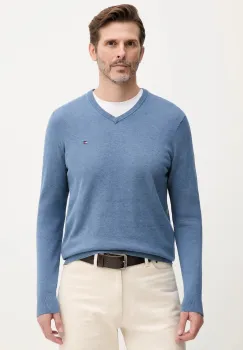 Tommy Hilfiger pulover barbatesc din bumbac imagine