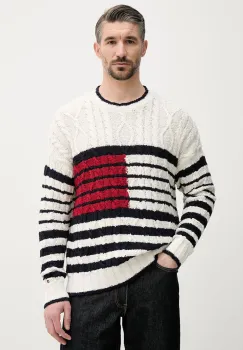 Tommy Hilfiger pulover barbati din bumbac imagine