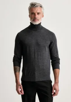 Tommy Hilfiger  pulover cu guler inalt pentru barbati din lana imagine