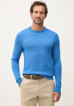 Tommy Hilfiger pulover de barbati din bumbac imagine