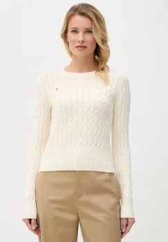 Tommy Hilfiger pulover de bumbac imagine