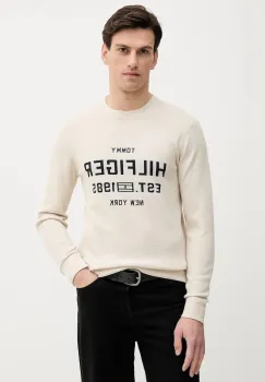 Tommy Hilfiger pulover de bumbac imagine